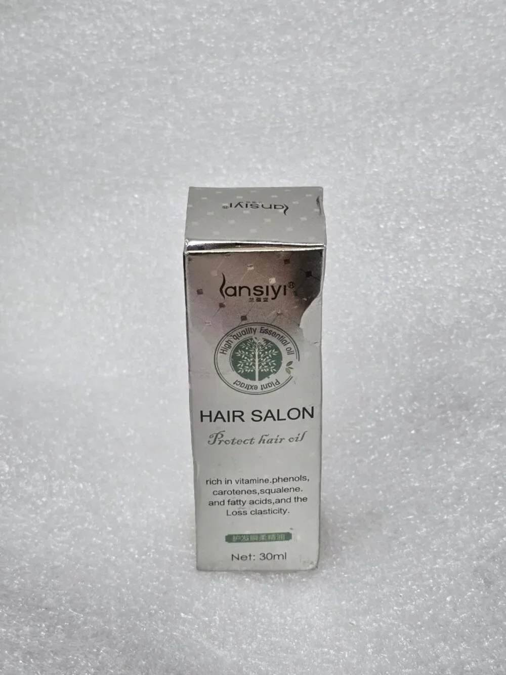 Lansiyi Hair Salon Protect Hair Oil 30ml Vitamin E For Smooth & Healthy Hair